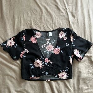Floral Crop Top